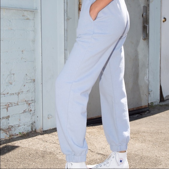 Brandy Melville Pants - Brandy RARE Light Blue Rosa Sweatpants NWT